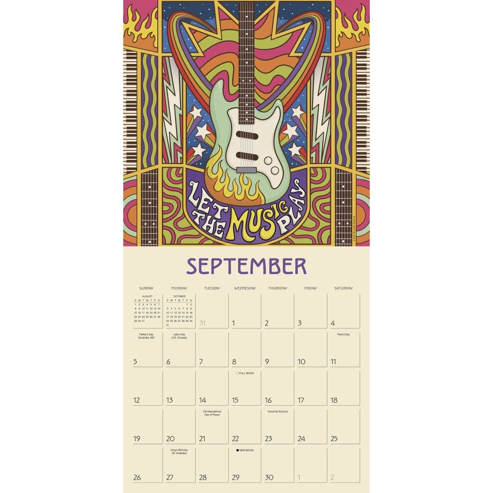 Dreamadelic 2027 Wall Calendar Fourth Alternate Image