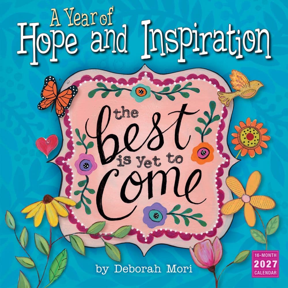 image Hope and Inspiration 2027 Wall Calendar by Deborah Mori Main Product Image