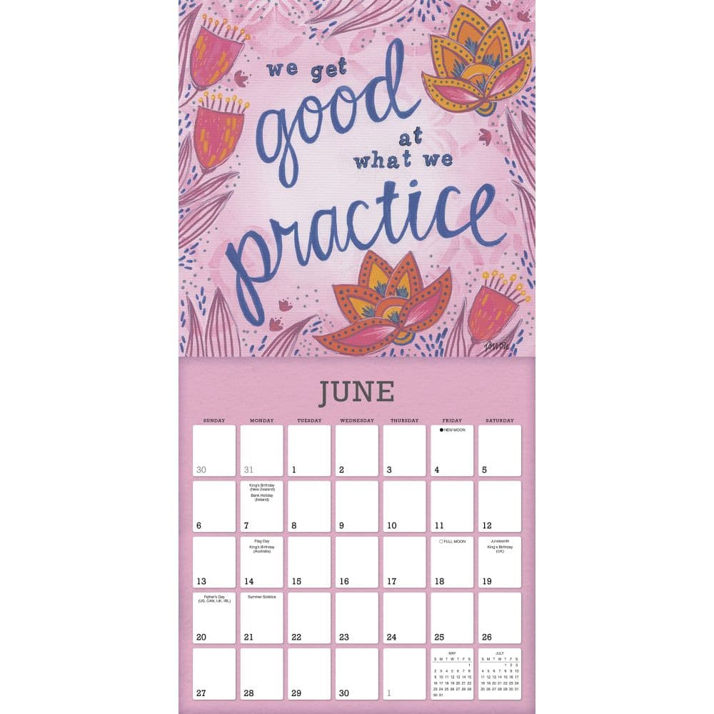 Hope and Inspiration 2027 Wall Calendar by Deborah Mori Fourth Alternate Image