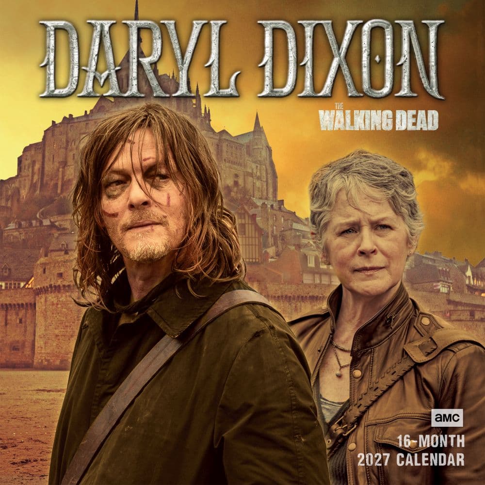 image Walking Dead Daryl Dixon 2027 Wall Calendar Main Product Image