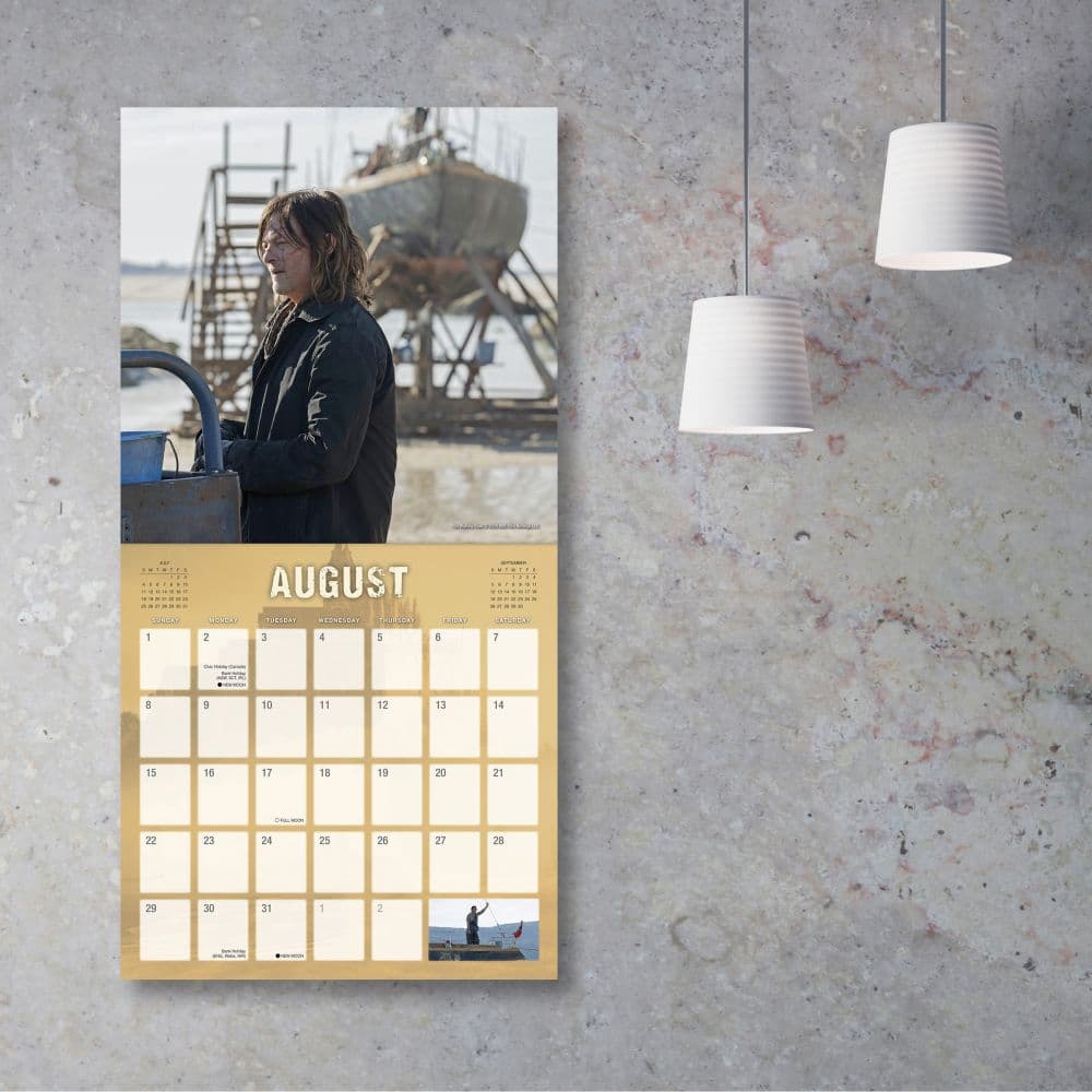 Walking Dead Daryl Dixon 2027 Wall Calendar Third Alternate Image