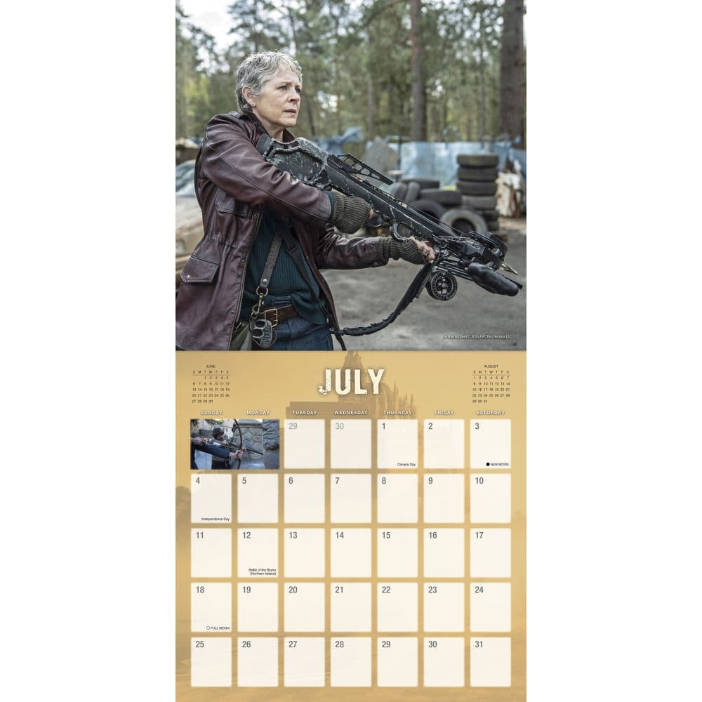 Walking Dead Daryl Dixon 2027 Wall Calendar Fourth Alternate Image