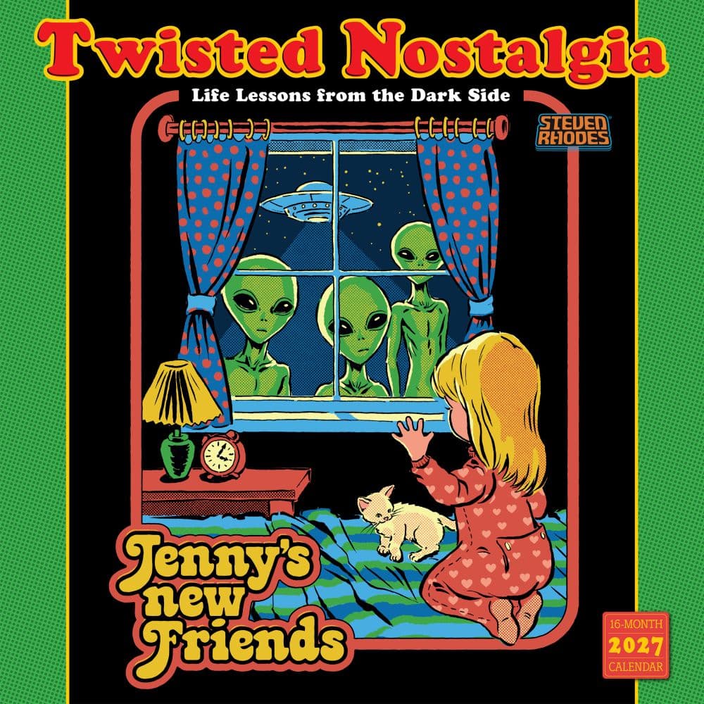 Twisted Nostalgia Lessons From The Dark Side 2027 Wall Calendar Main Product Image
