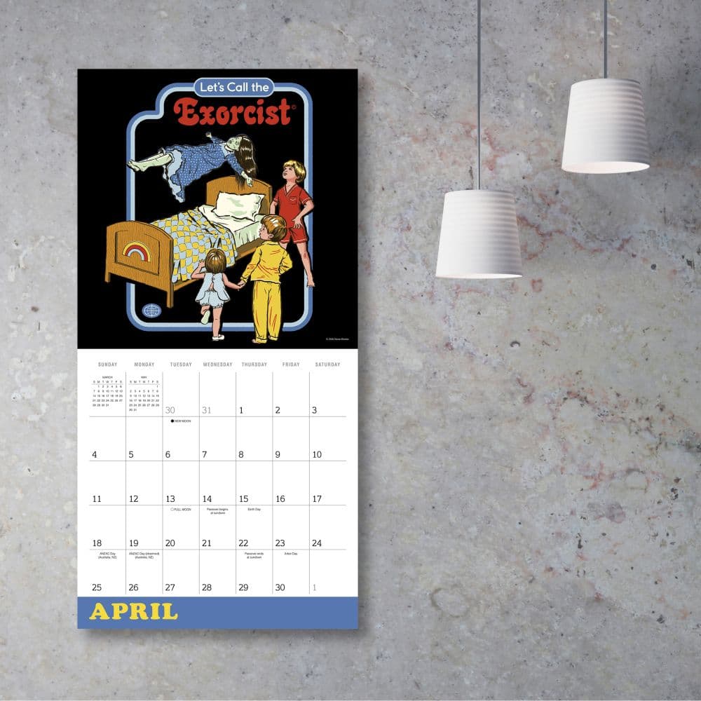 Twisted Nostalgia Lessons From The Dark Side 2027 Wall Calendar Third Alternate Image
