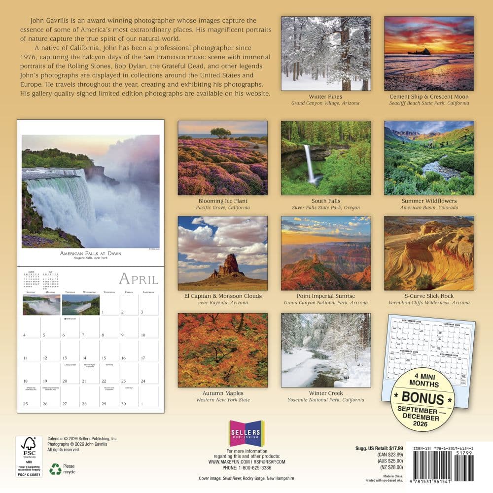 Spirit of Place 2027 Wall Calendar First Alternate Image