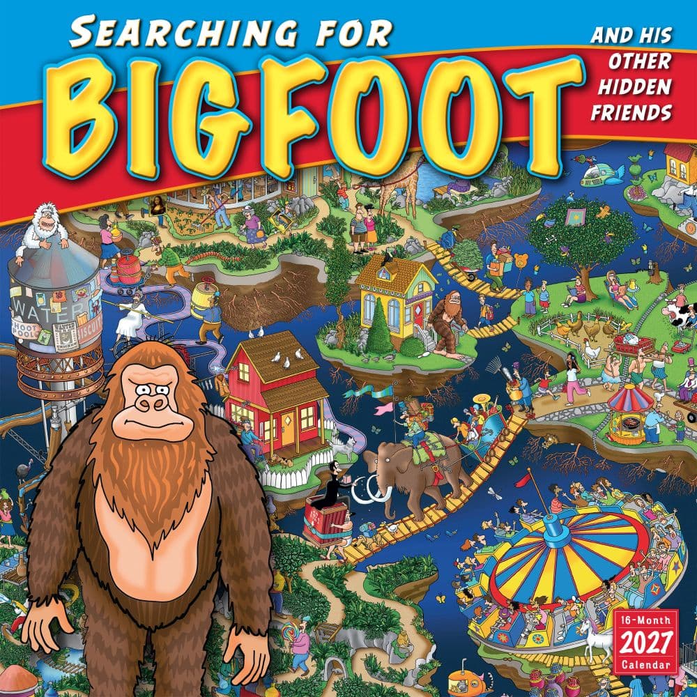 Searching For Bigfoot 2027 Wall Calendar Main Product Image