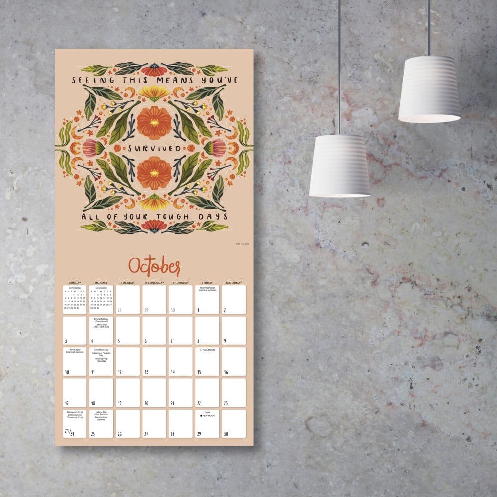 Nature and Hope Artwork 2027 Wall Calendar By Kristin Heldt Third Alternate Image