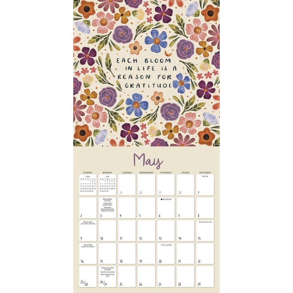 Nature and Hope Artwork 2027 Wall Calendar By Kristin Heldt Fourth Alternate Image