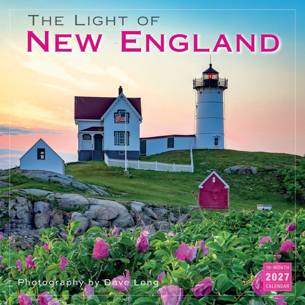 image Light of New England 2027 Wall Calendar Main Product Image