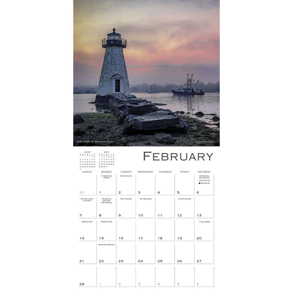 Light of New England 2027 Wall Calendar Second Alternate Image