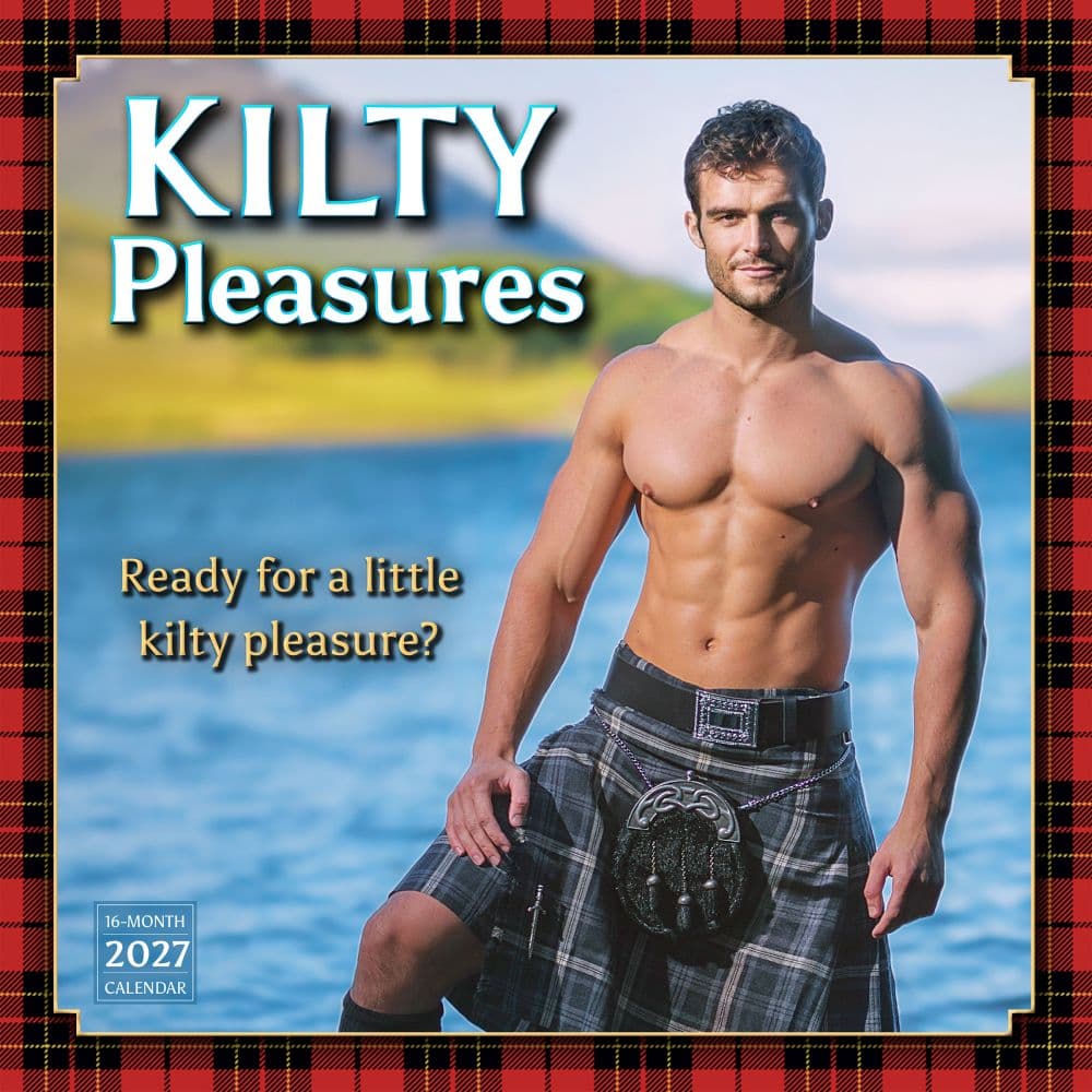Kilty Pleasures 2027 Wall Calendar Main Product Image