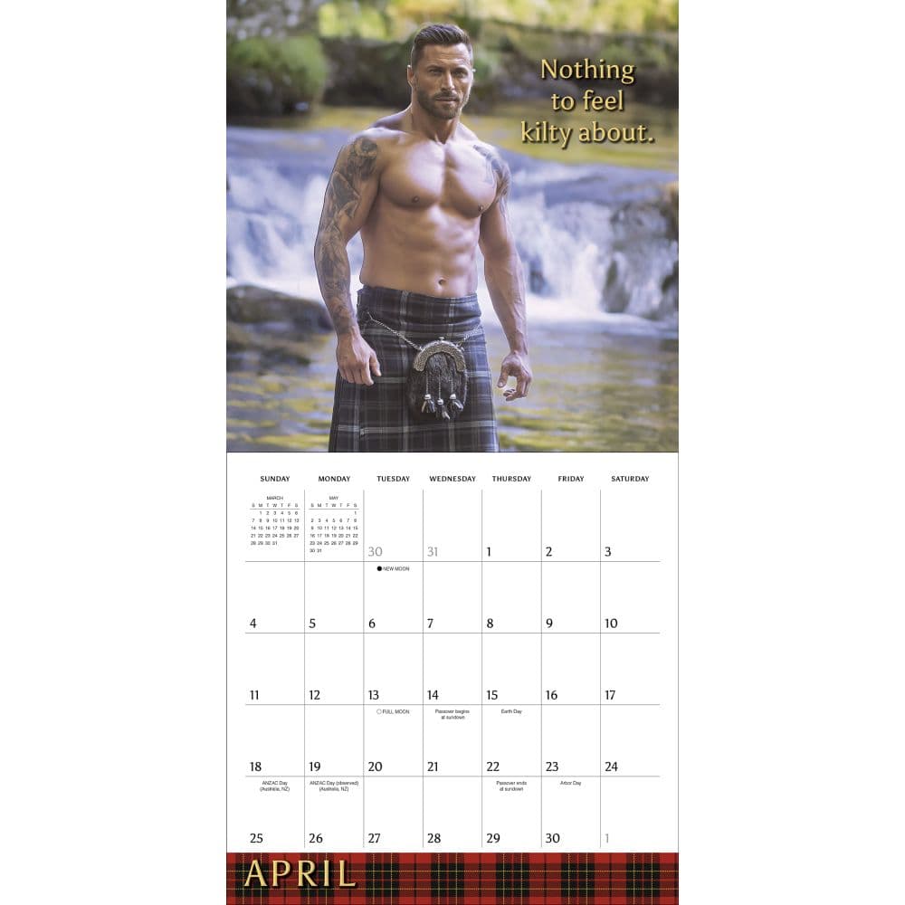 Kilty Pleasures 2027 Wall Calendar Second Alternate Image