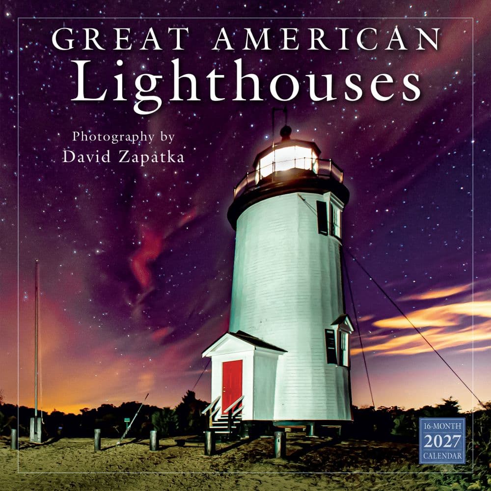 Great American Lighthouses 2027 Wall Calendar Main Product Image