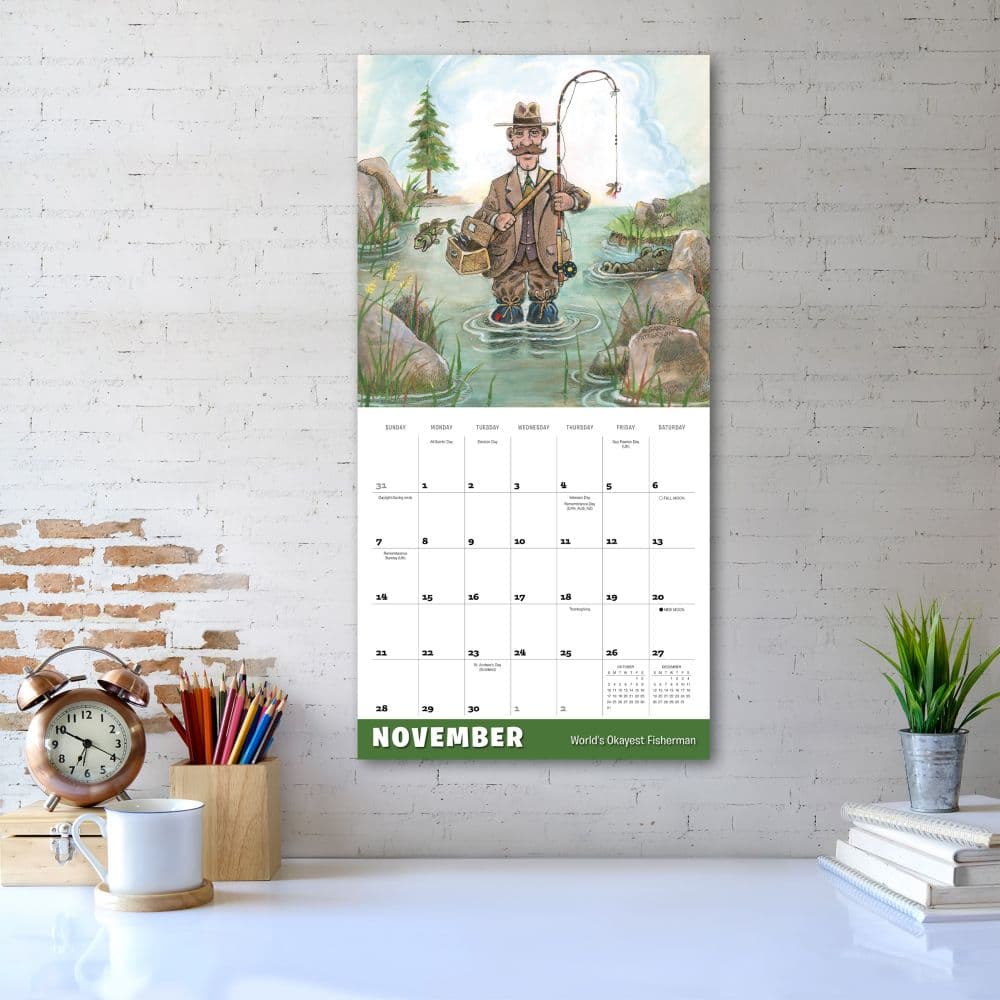 Gone Fishing 2027 Wall Calendar by Gary Patterson Third Alternate Image