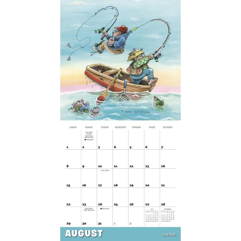 Gone Fishing 2027 Wall Calendar by Gary Patterson Fourth Alternate Image