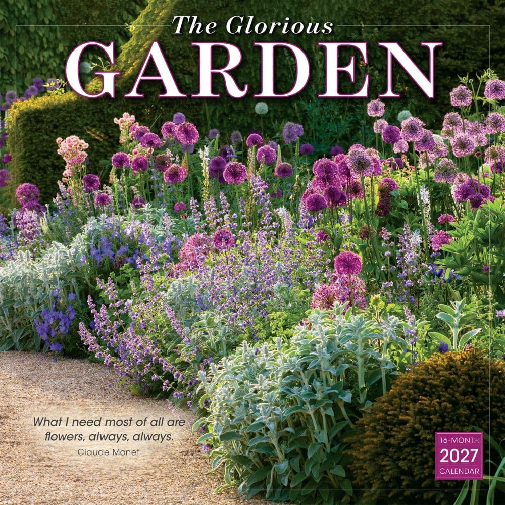 Glorious Garden 2027 Wall Calendar Main Product Image