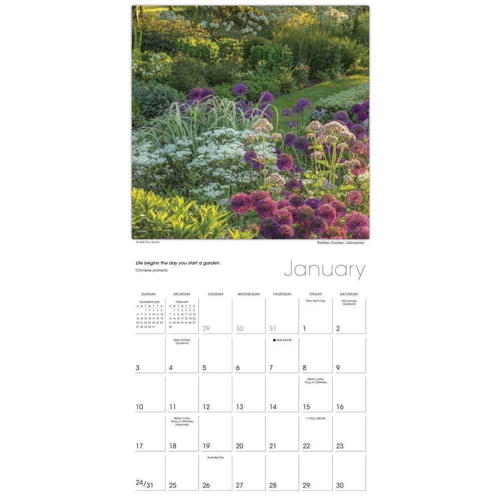 Glorious Garden 2027 Wall Calendar Second Alternate Image