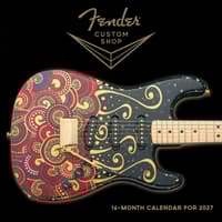 image Fender Guitar 2027 Wall Calendar Main Product Image
