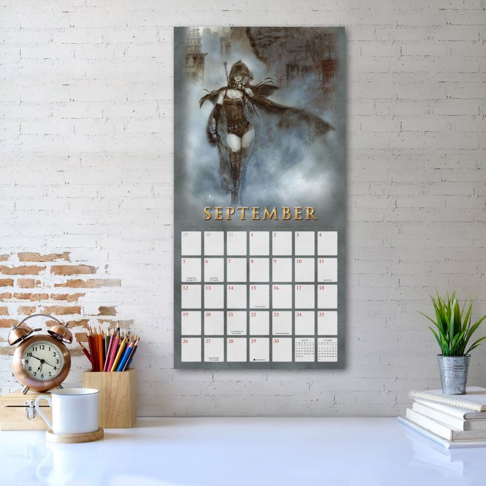The Fantasy Art of Royo 2027 Wall Calendar by Luis Royo Third Alternate Image