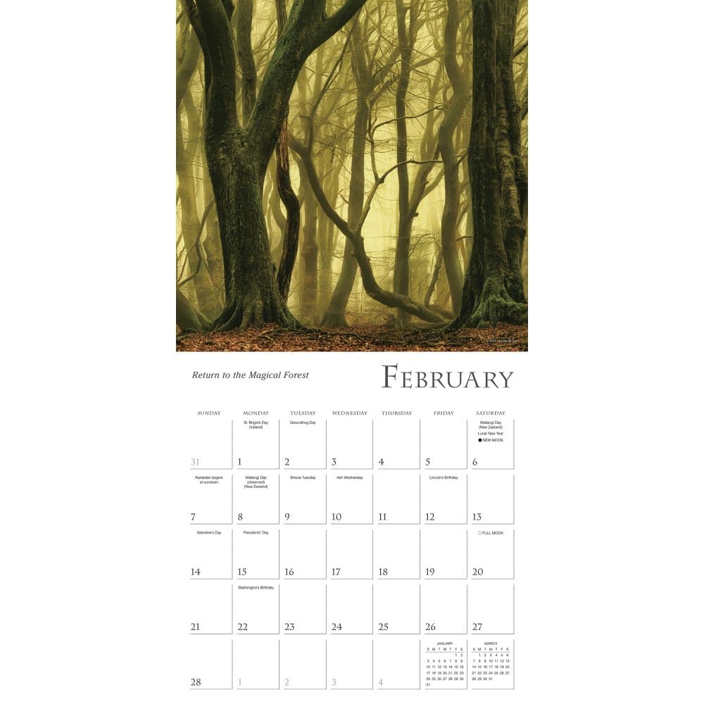 Enchanted Pathways Photography 2027 Wall Calendar Second Alternate Image
