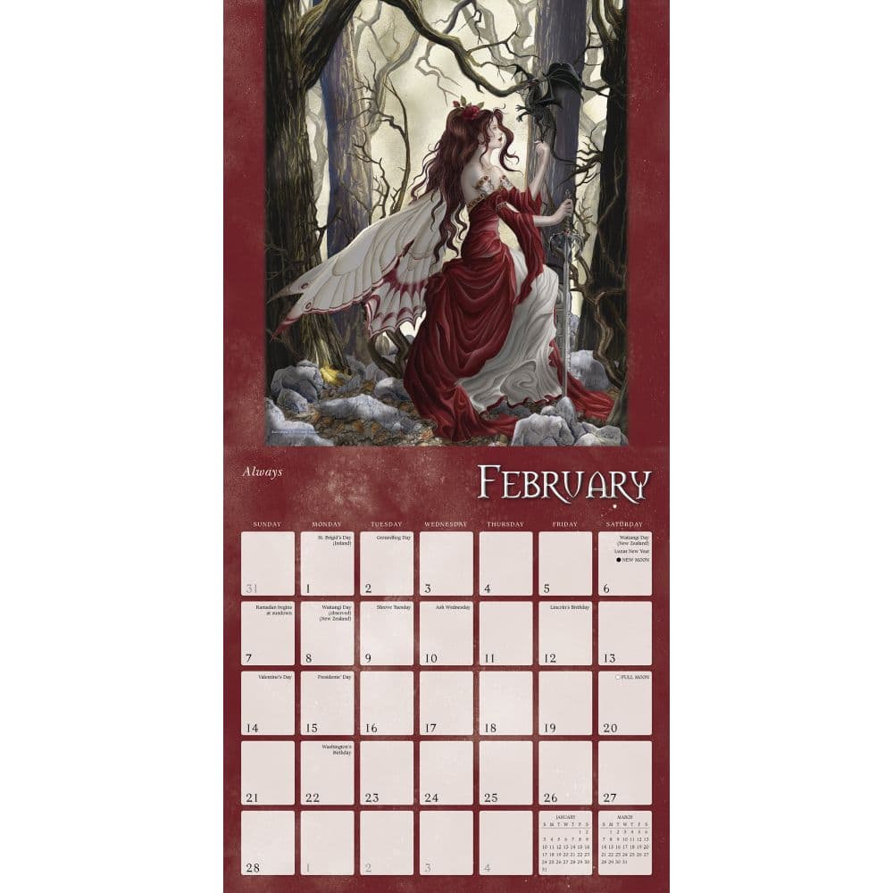 Dragon Witches 2027 Wall Calendar by Nene Thomas Fourth Alternate Image