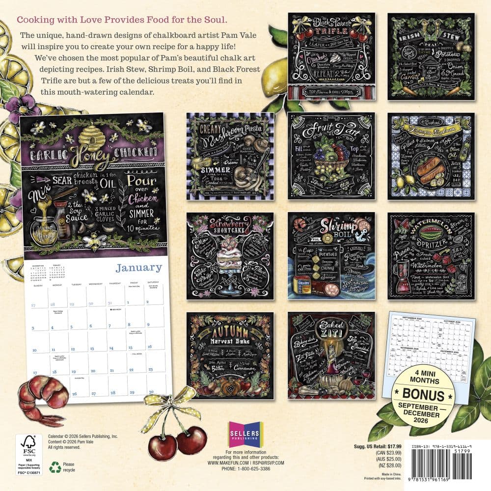 Cooking With Love 2027 Wall Calendar First Alternate Image