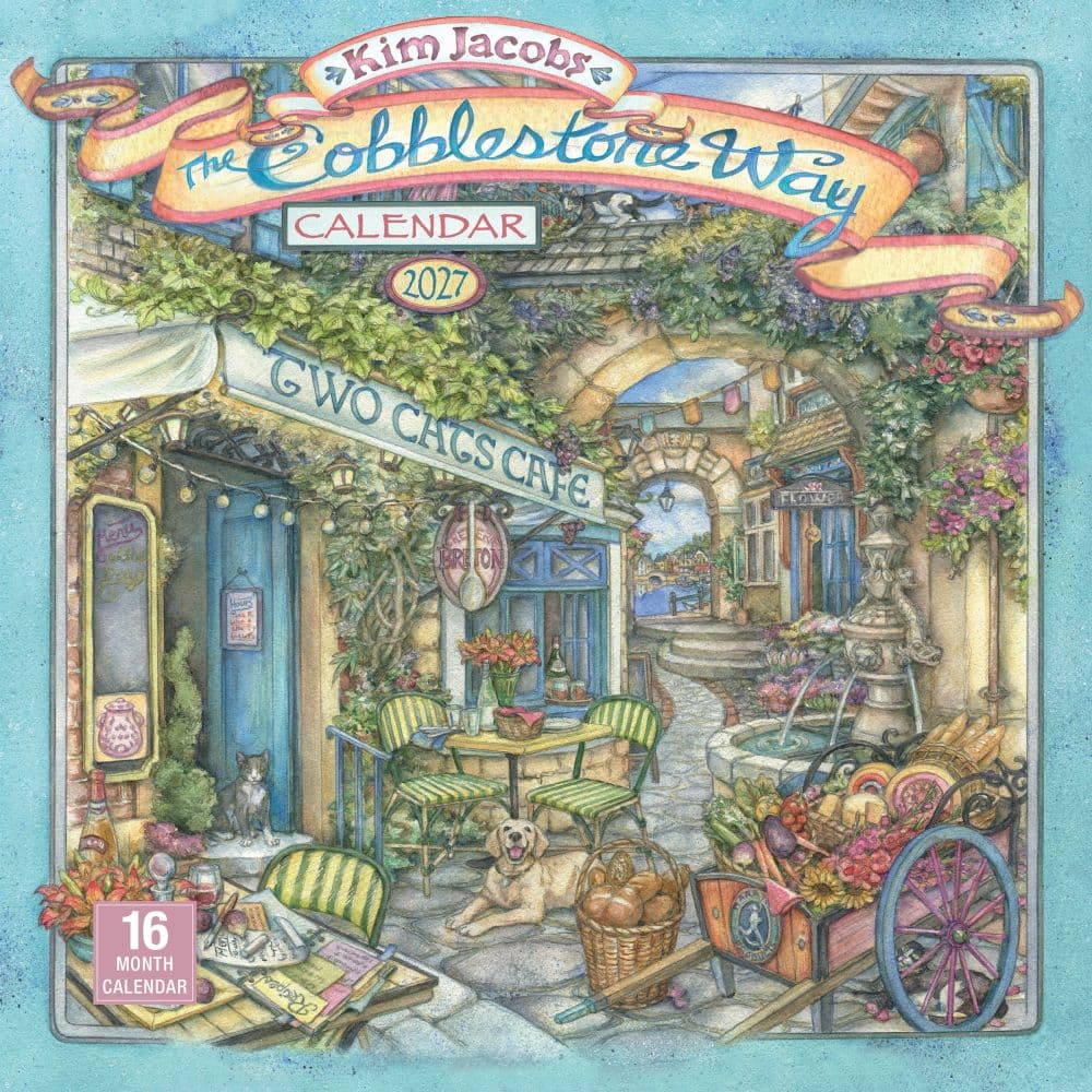 image Cobblestone Way 2027 Wall Calendar by Kim Jacobs Main Product Image