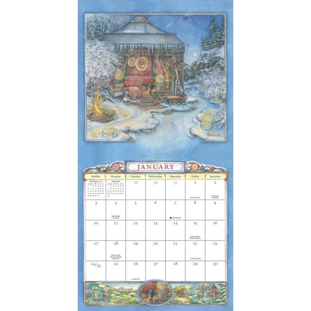 Cobblestone Way 2027 Wall Calendar by Kim Jacobs Second Alternate Image