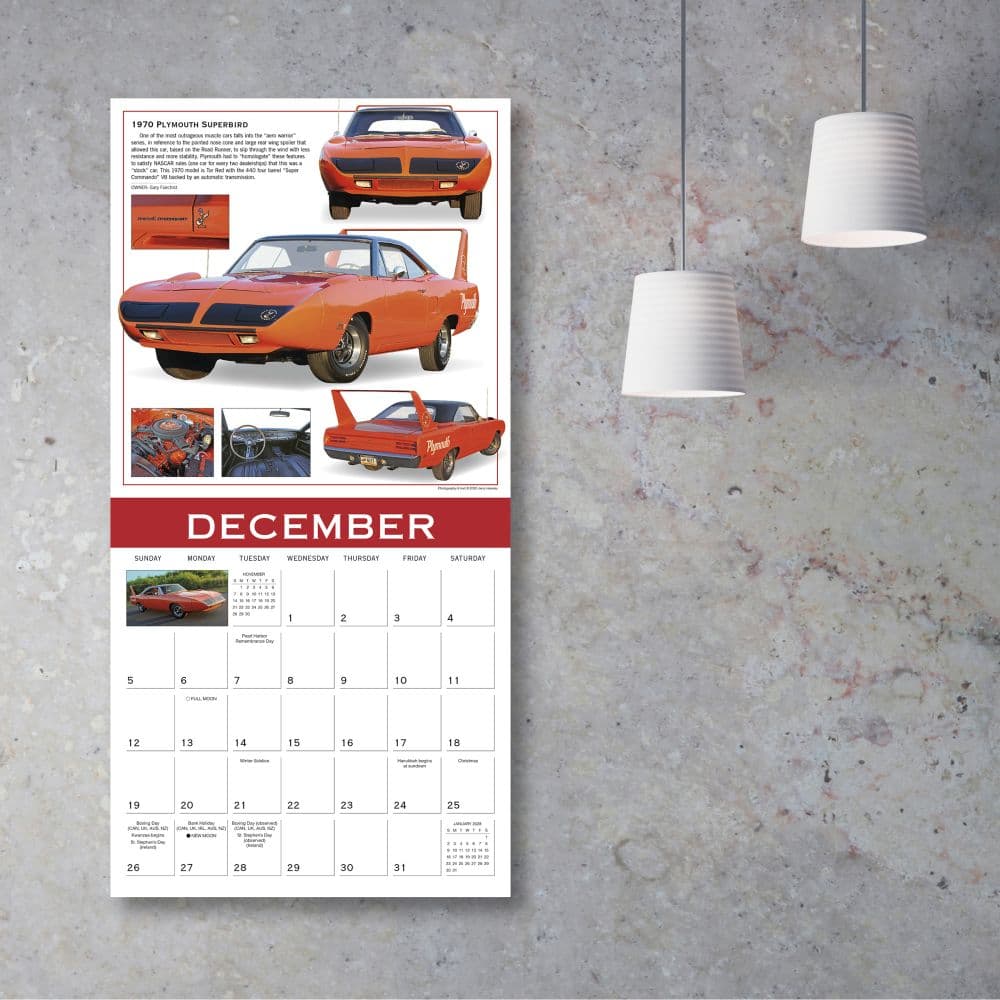 Classics Ultimate Automobiles 2027 Wall Calendar Third Alternate Image