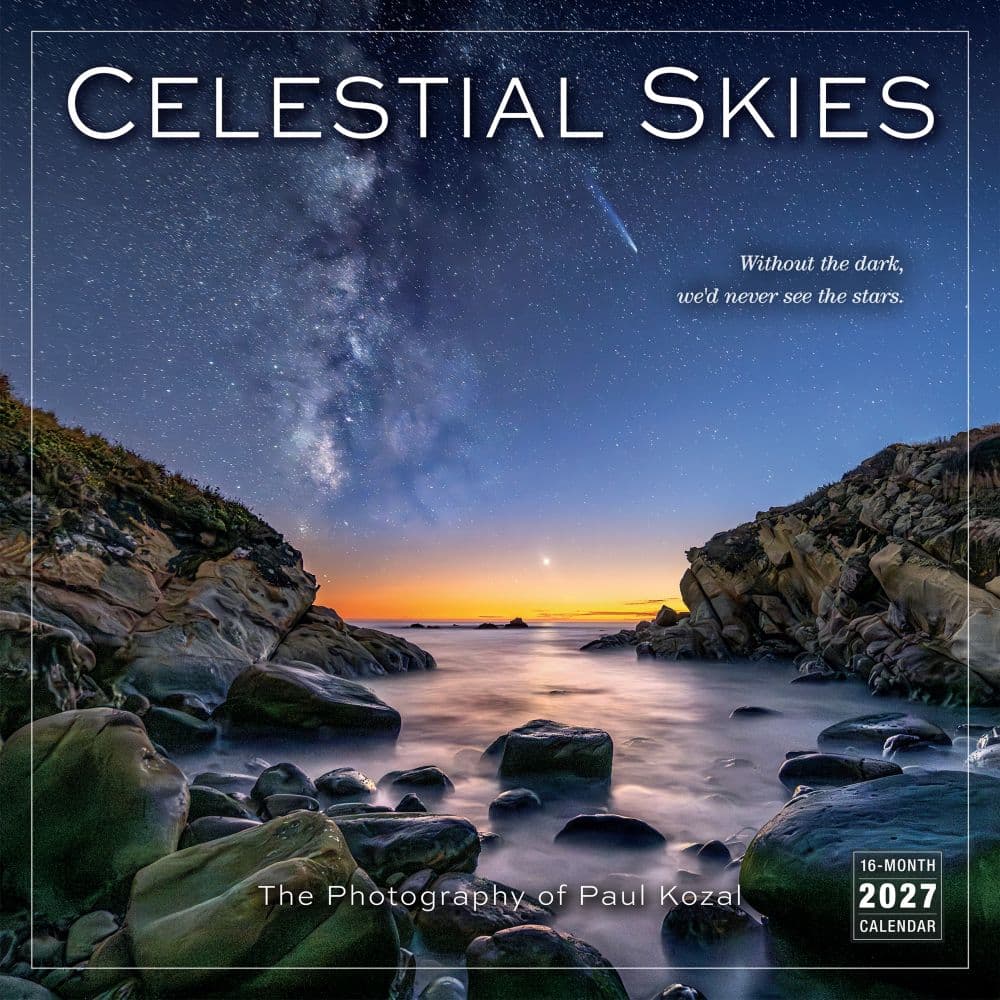 Celestial Skies 2027 Wall Calendar by Paul Kozai Main Product Image