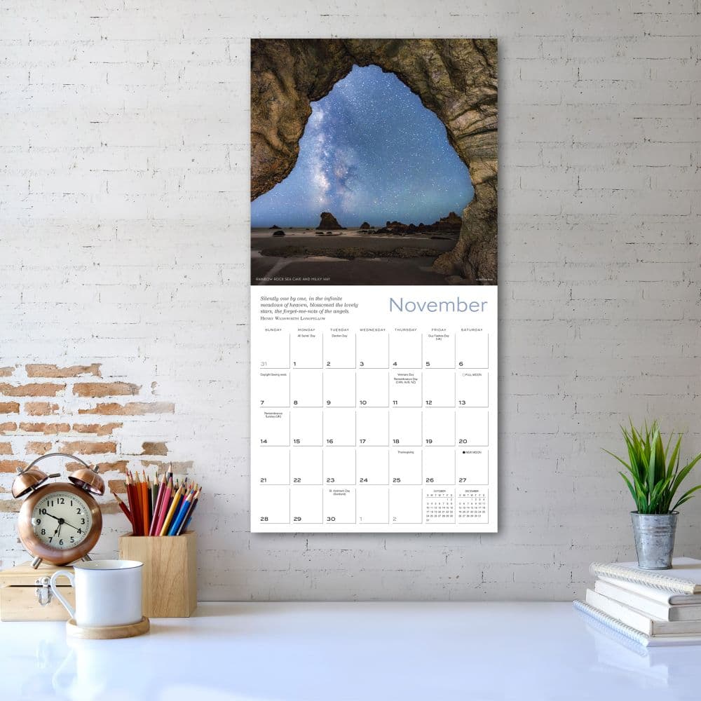 Celestial Skies 2027 Wall Calendar by Paul Kozai Third Alternate Image