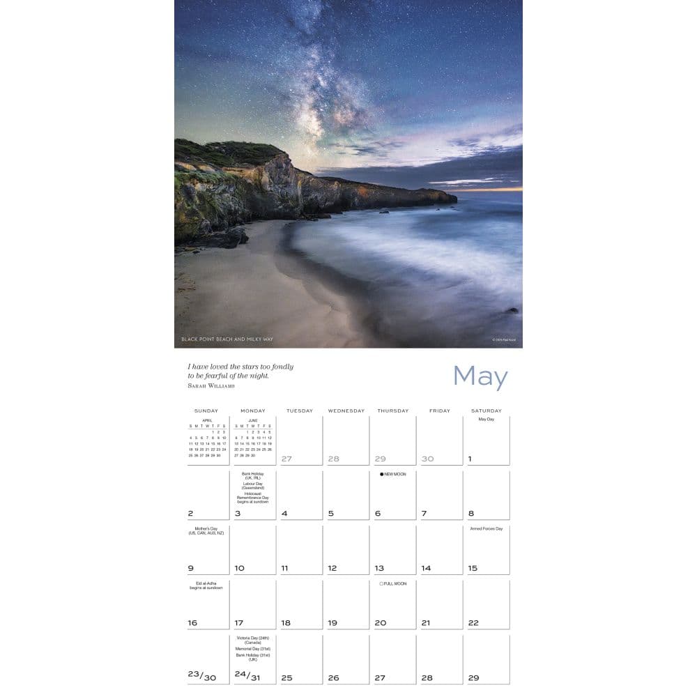 Celestial Skies 2027 Wall Calendar by Paul Kozai Fourth Alternate Image
