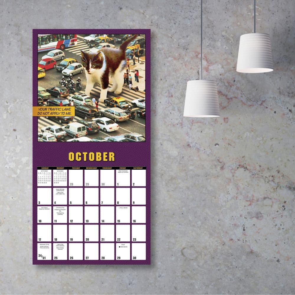 Catzilla 2027 Wall Calendar Third Alternate Image