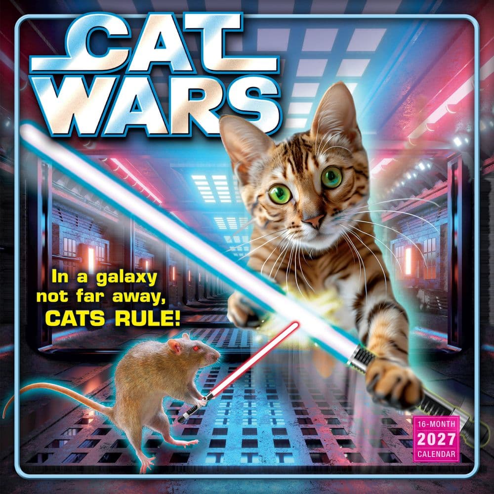 Cat Wars 2027 Wall Calendar Main Product Image