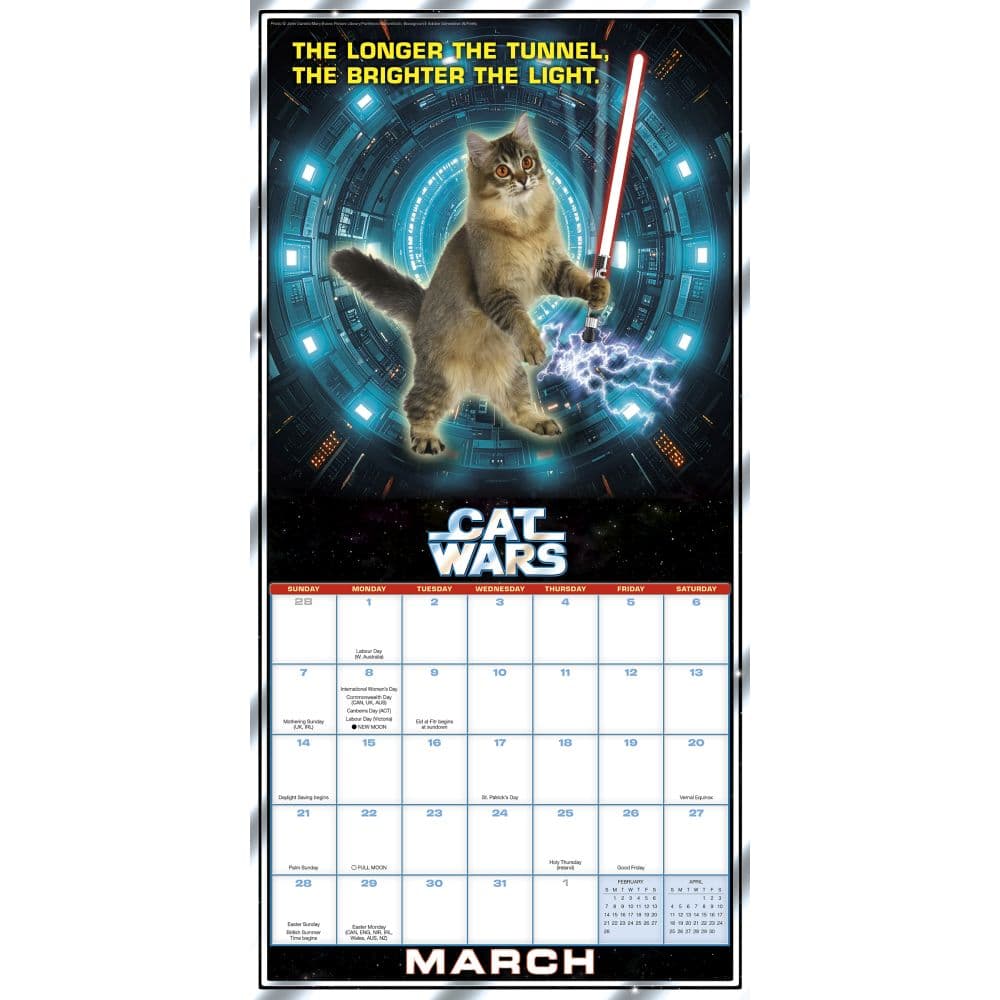 Cat Wars 2027 Wall Calendar Second Alternate Image
