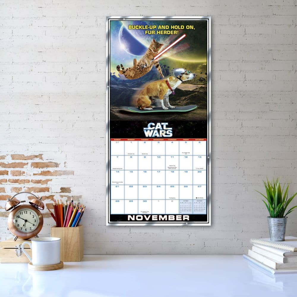 Cat Wars 2027 Wall Calendar Third Alternate Image