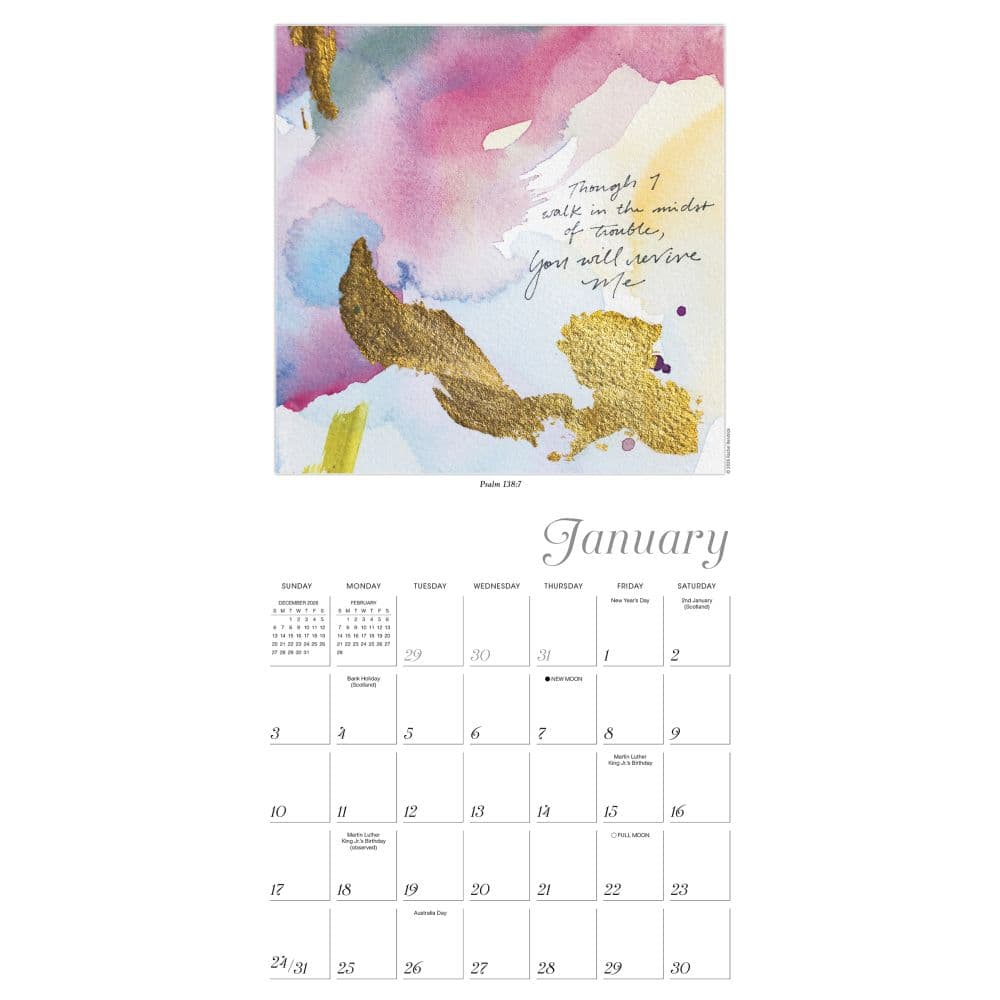 Bless This Year 2027 Wall Calendar by Rachel Hendrick Second Alternate Image