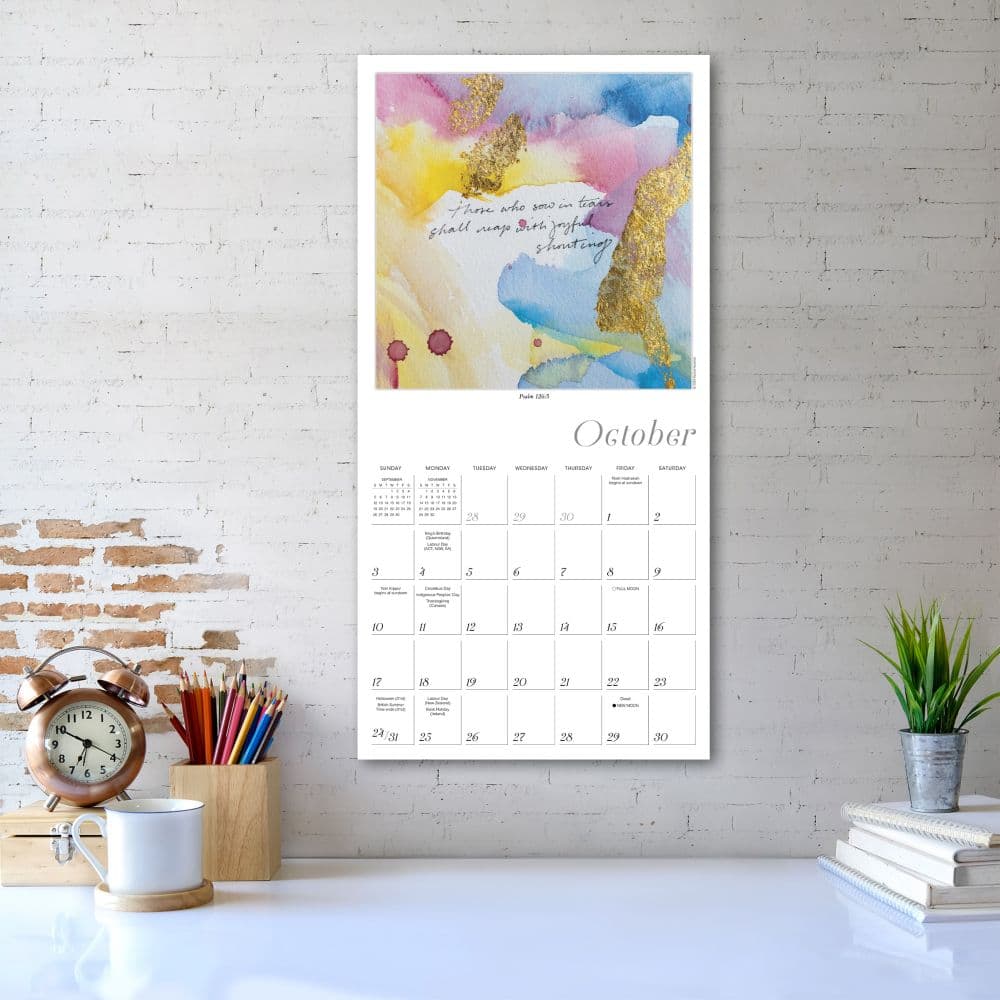 Bless This Year 2027 Wall Calendar by Rachel Hendrick Third Alternate Image
