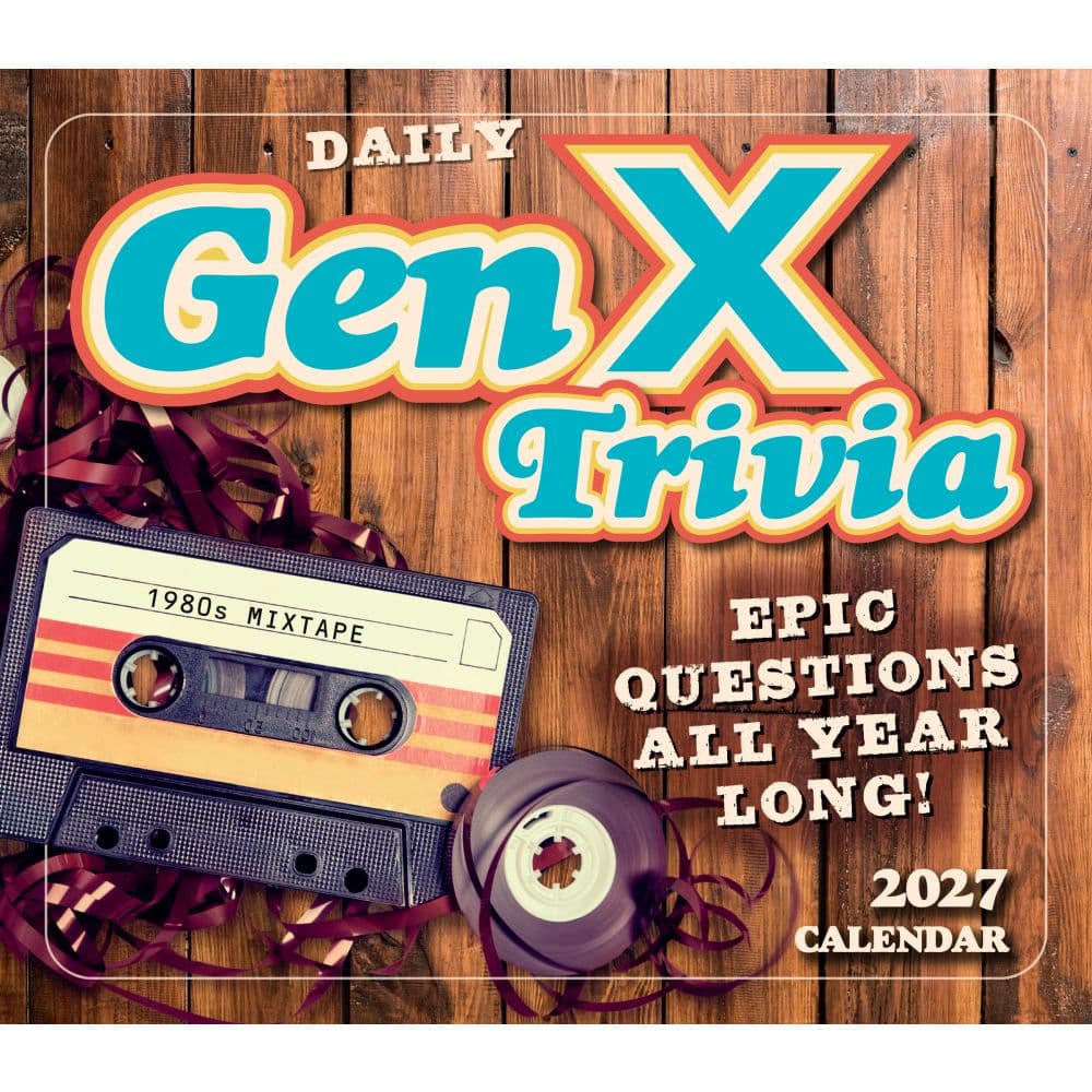 Daily Gen X Trivia 2027 Desk Calendar First Alternate Image