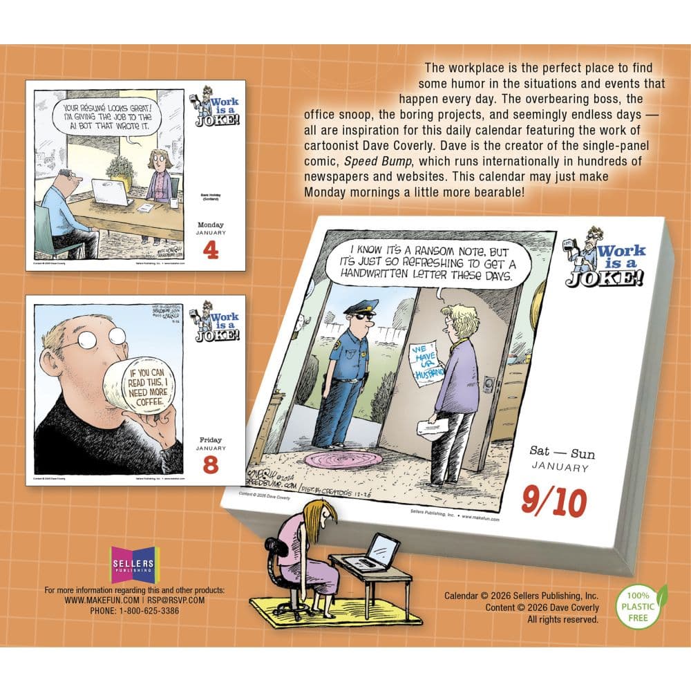 Work is a Joke 2027 Desk Calendar First Alternate Image