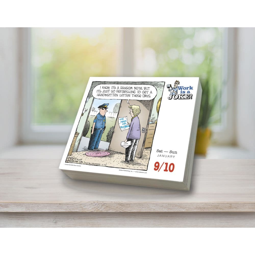 Work is a Joke 2027 Desk Calendar Third Alternate Image