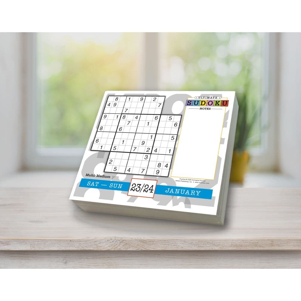 Sudoku Ultimate 2027 Desk Calendar Third Alternate Image