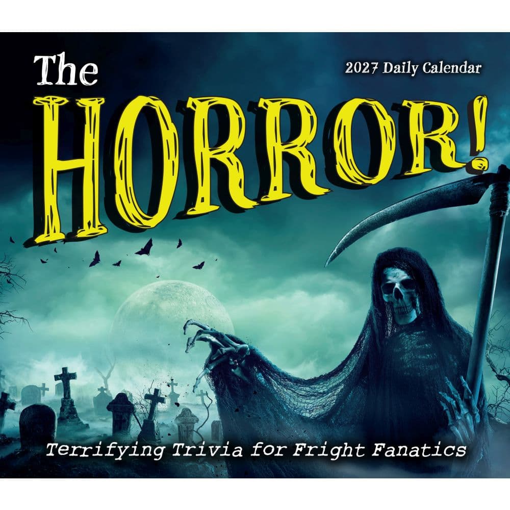 The Horror Terrifying Trivia for Fright Fanatics 2027 Desk Calendar Fifth Alternate Image