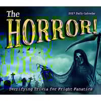 image The Horror Terrifying Trivia for Fright Fanatics 2027 Desk Calendar Main Product Image