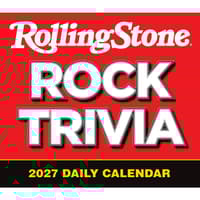 image Rolling Stone Rock Trivia 2027 Desk Calendar Main Product Image