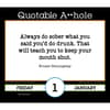 image Quotable A**hole 2027 Desk Calendar Second Alternate Image