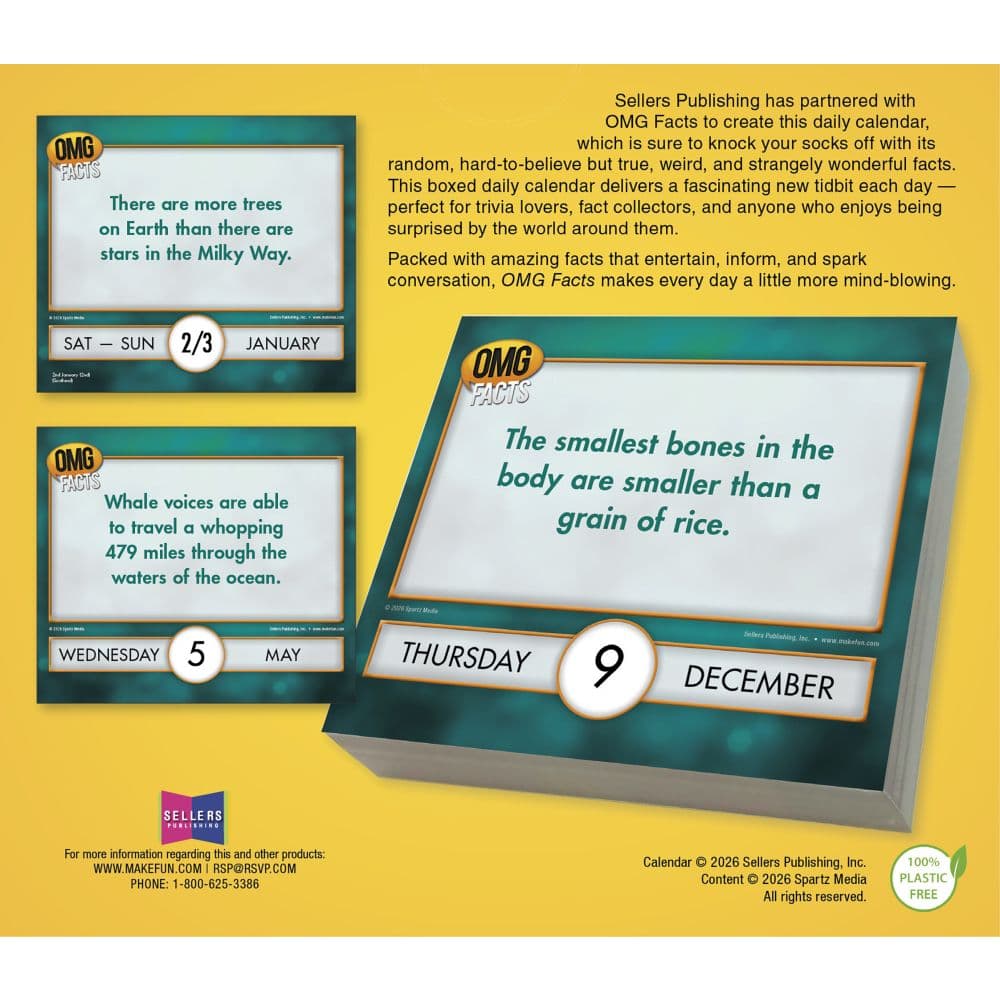 OMG Facts 2027 Desk Calendar First Alternate Image