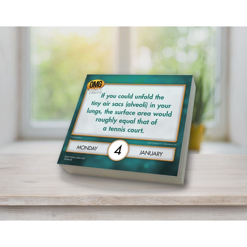 OMG Facts 2027 Desk Calendar Second Alternate Image