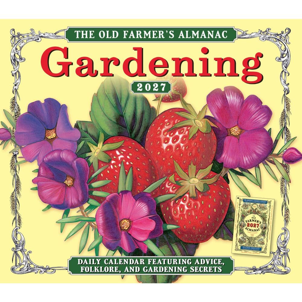 Old Farmers Almanac Gardening 2027 Desk Calendar Fifth Alternate Image