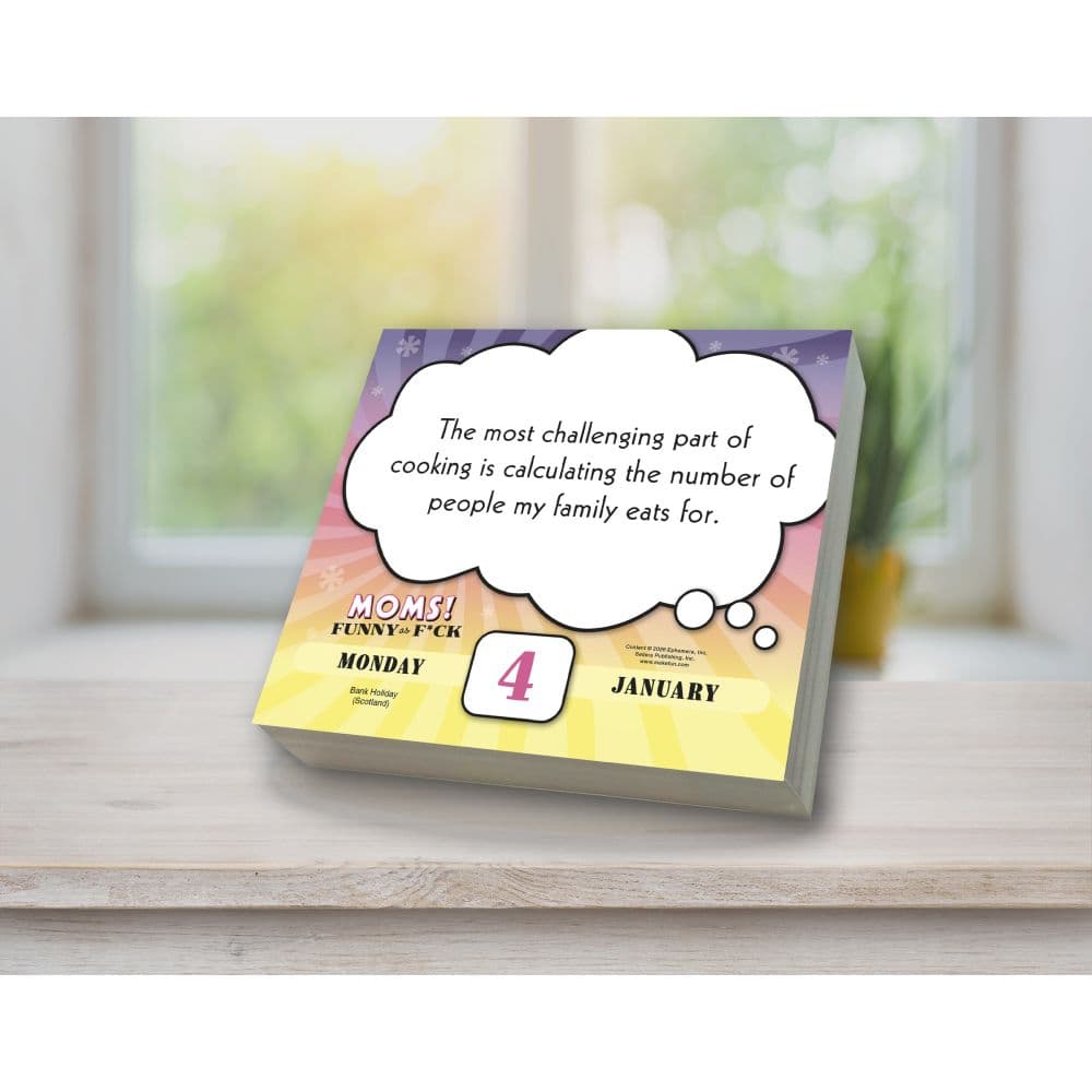 Moms Funny as Fck 2027 Desk Calendar Fourth Alternate Image